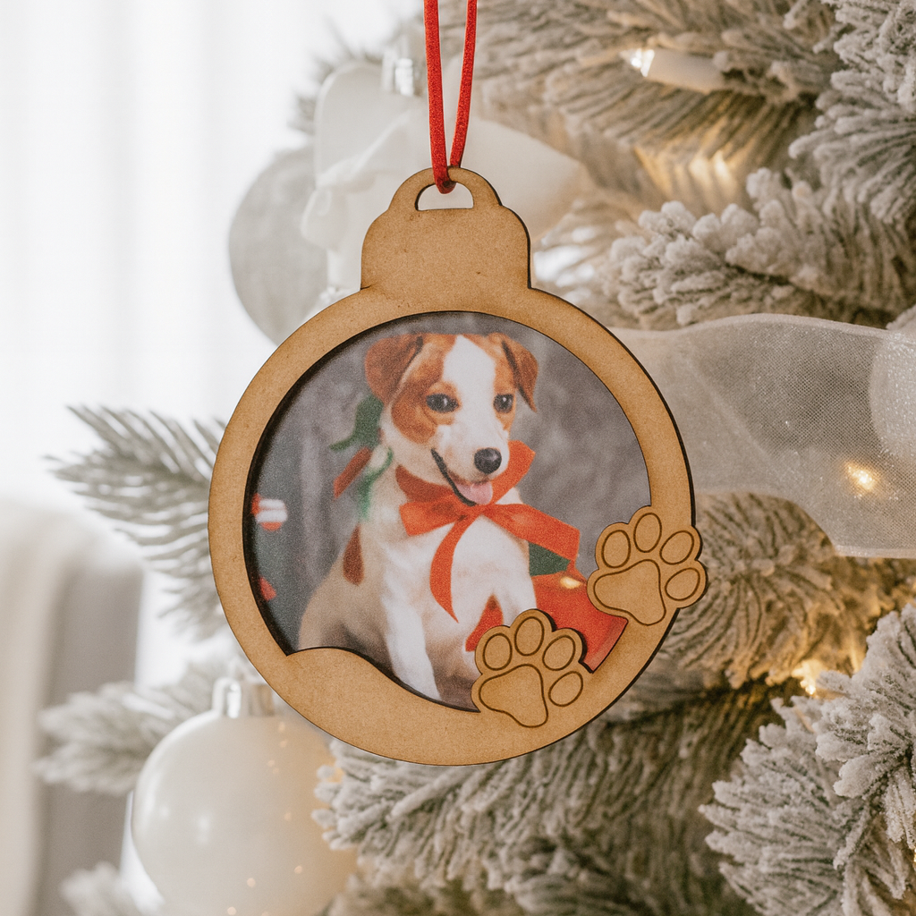 Bolas De Navidad Huella