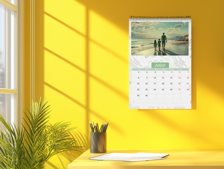 Calendario Mensual A4