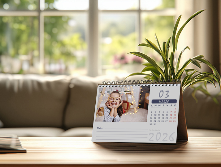 Calendario Personalizado De Sobremesa