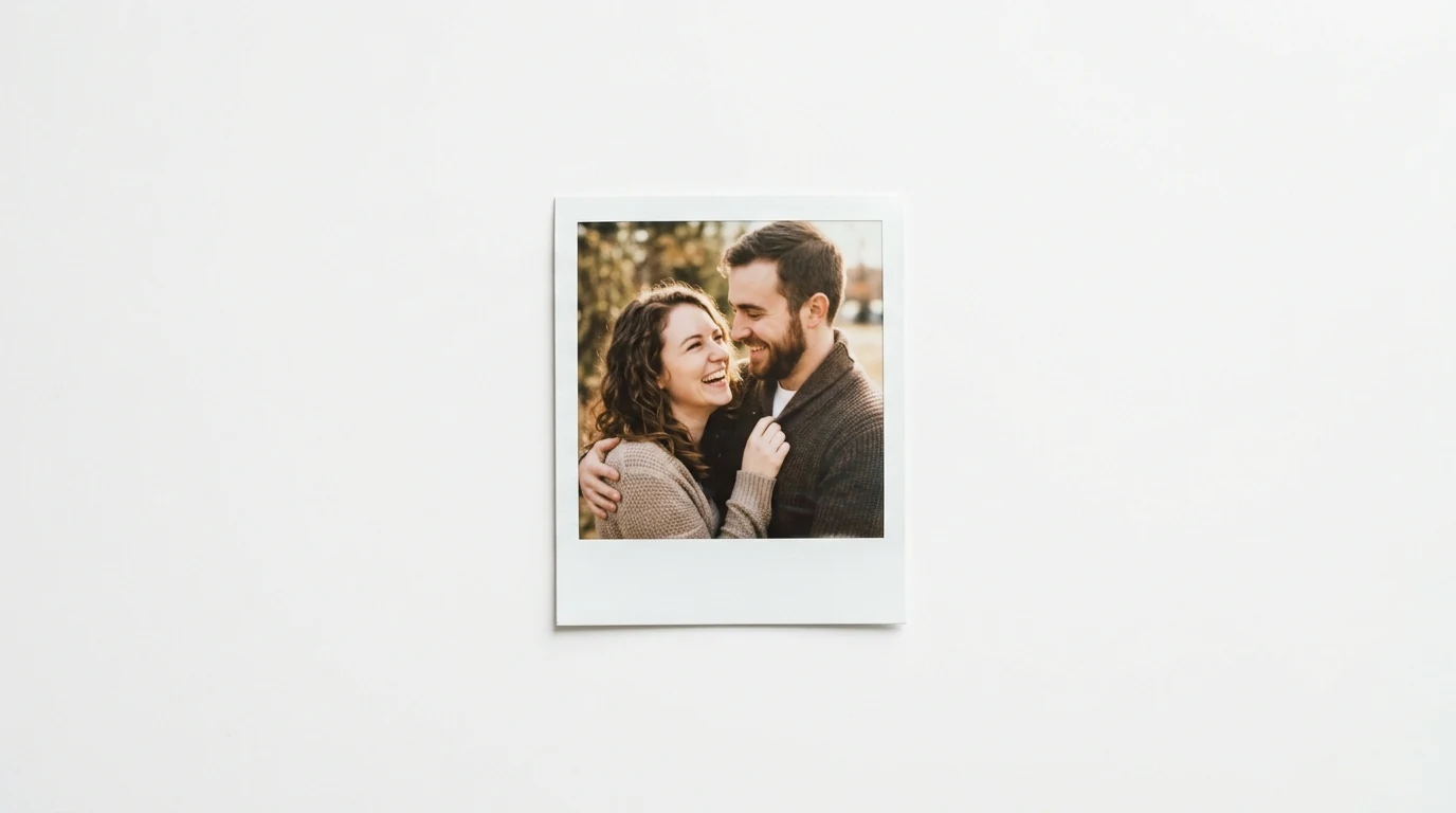 Foto Polaroid con borde blanco impresa a 6 tintas — Fotodalia