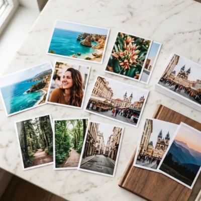 Copias fotográficas pequeñas impresas en papel Fujifilm® DP II Profesional — revelado químico profesional Fotodalia
