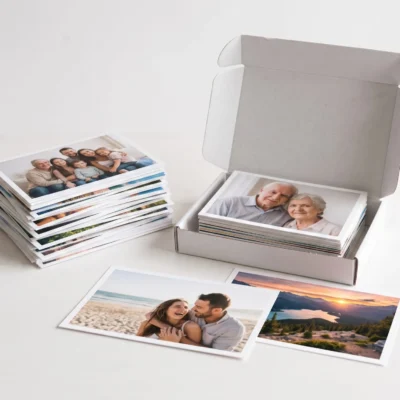 Packaging de pedido de fotos pequeñas de Fotodalia — envío asegurado con GLS a toda España